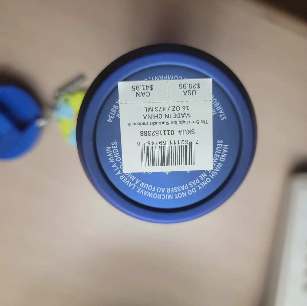 Starbucks 2024 Summer Blue Daisy Tumbler 16 fl‎ oz
